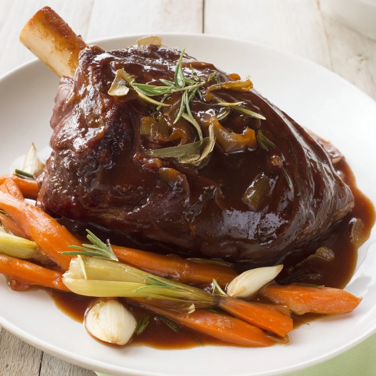 Slow-Roasted Lamb Shanks