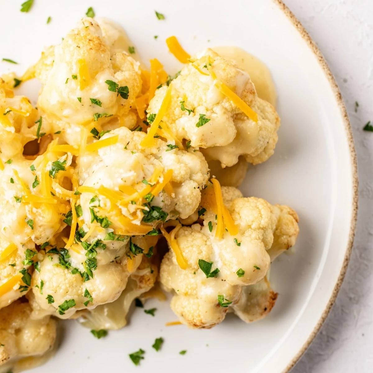 Cheesy Cauliflower Mac Dish