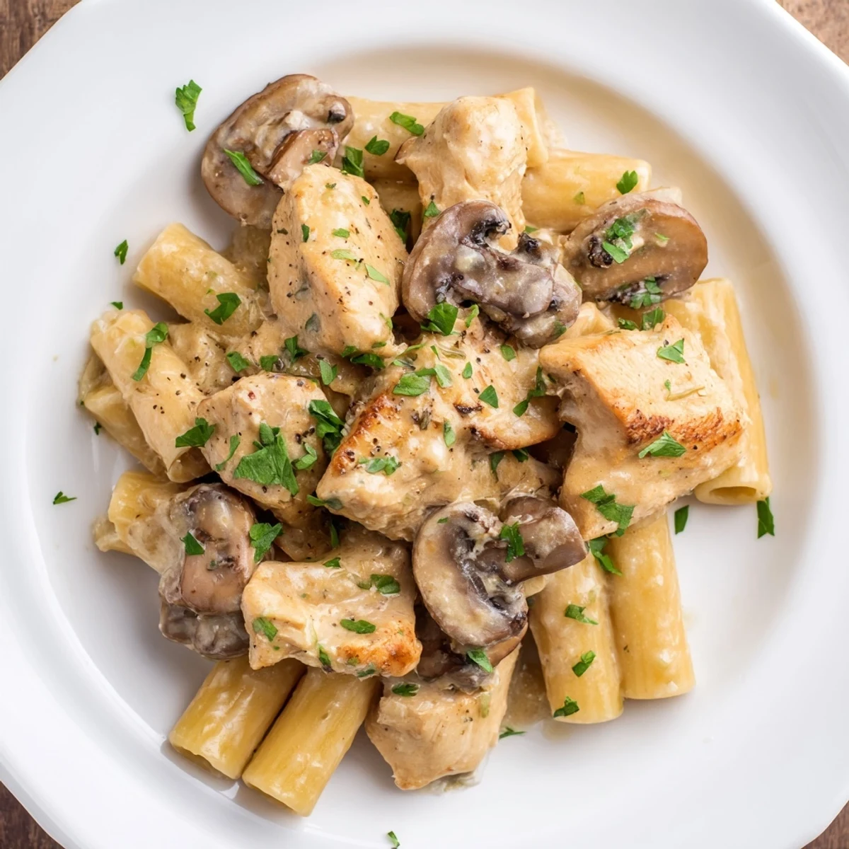 Creamy Mushroom Chicken Pasta