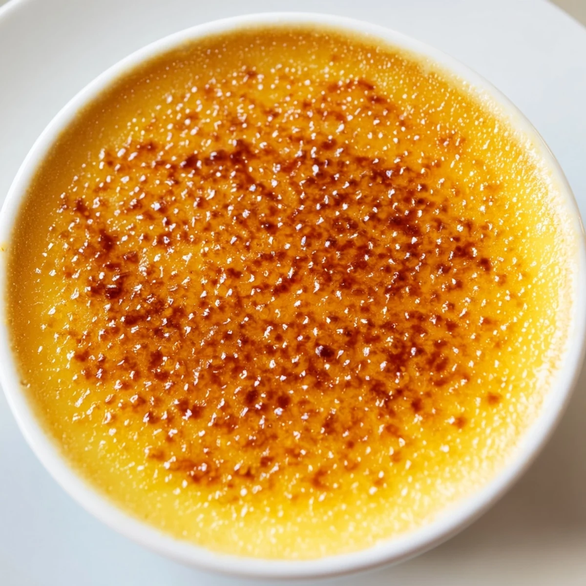Rich, decadent 3-Ingredient Crème Brûlée, served in ramekins, boasting a perfectly caramelized sugar crust.