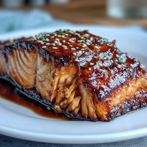 A close-up of miso salmon on sautéed spinach, showcasing flaky fish with a glossy glaze next to vibrant green, wilted leaves.  