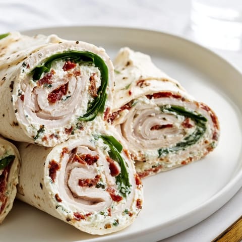 Sun-Dried Tomato Turkey Roll-Ups