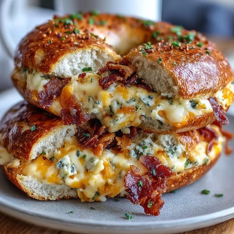 Jalapeño Cheddar Protein Bagels
