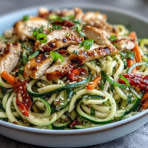 Healthy Easy Zucchini Noodle Stir