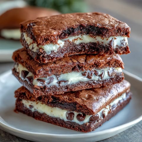 Cream Cheese Stuffed Brownies