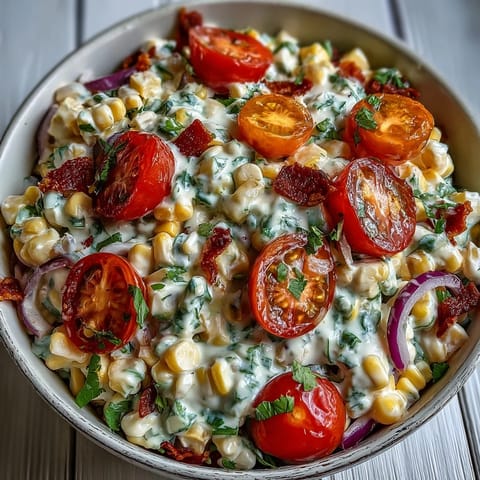 Creamy Corn Salad Jalapeño