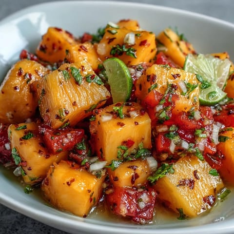 Mango Chile Lime Fruit Cups