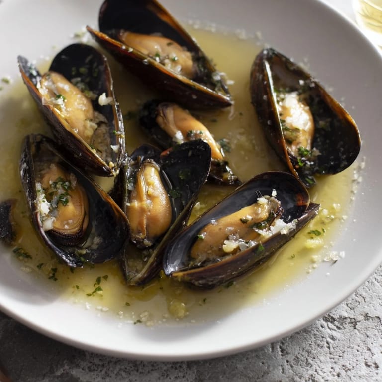 Sizzling in the pan, these pan-seared scallops with garlic butter are a restaurant-quality meal.