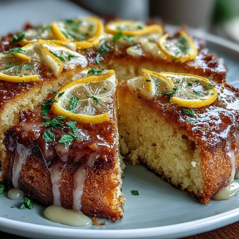 Slice of zesty limoncello pound cake drizzled with tangy lemon glaze, ideal for citrus lovers.  