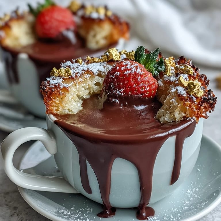 A close-up view of the finished Dubai Chocolate Strawberry Cups with vibrant red strawberries and green chopped pistachios.