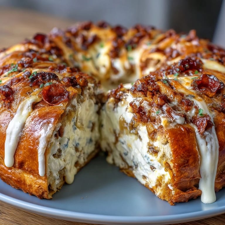Italian Easter Pie featuring a flaky crust, rich ricotta filling studded with salami, and a golden lattice top.