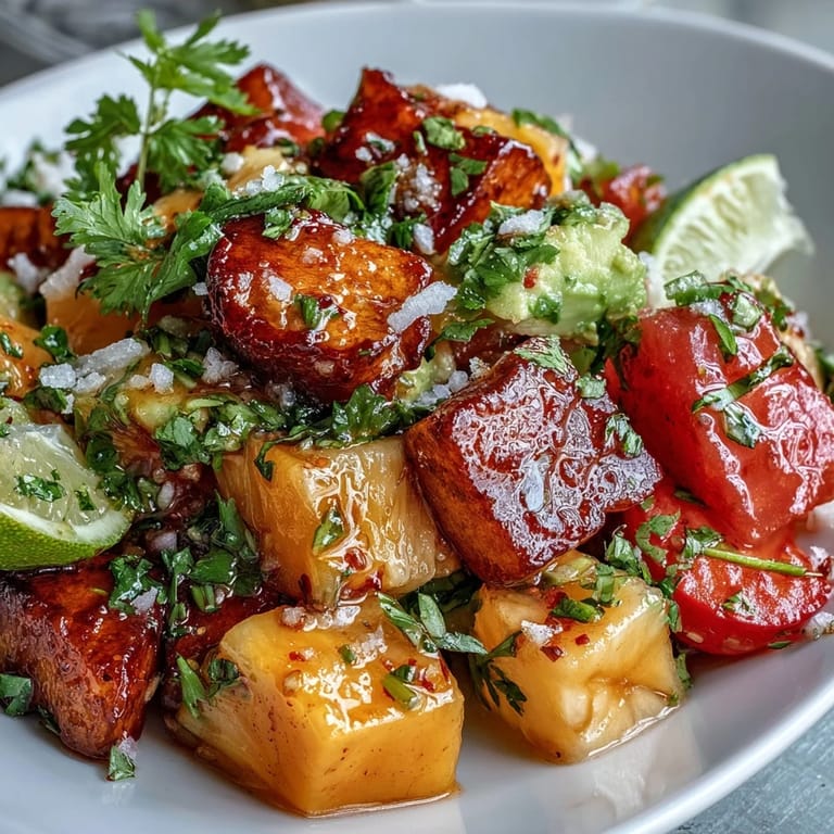 Bright fruit cups with juicy mango, zesty lime, and chili seasoning—perfect for a healthy summer treat.