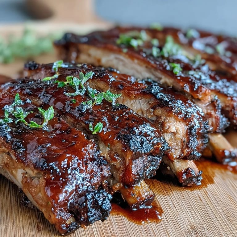 Slow-cooked, tender Father's Day BBQ ribs served family-style with dipping sauces galore.